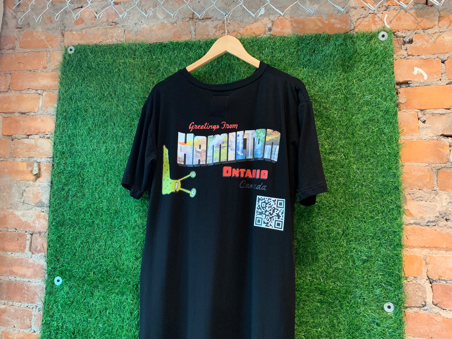 COLLAGE PRINTED DRESS - FITS UP TO LARGE