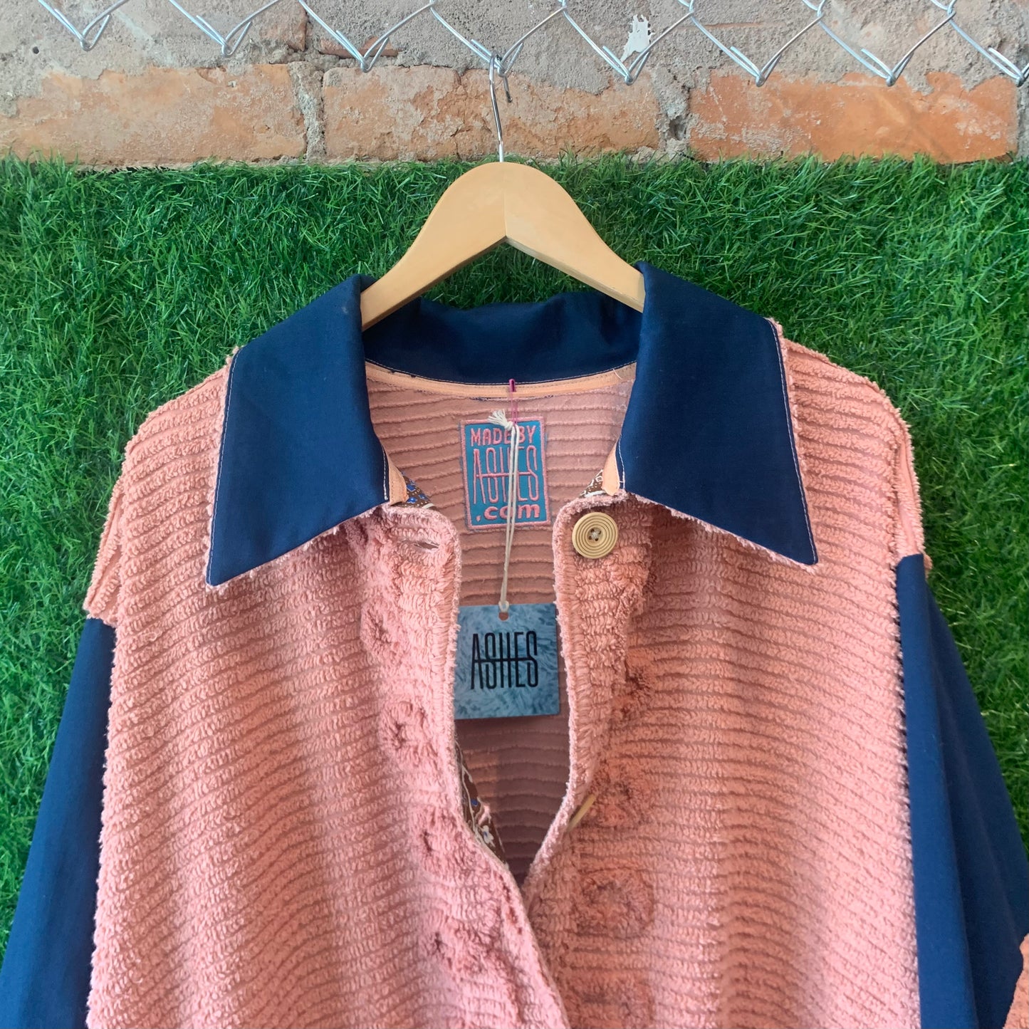 CHENILLE FULL LENGTH UTILITY JACKET