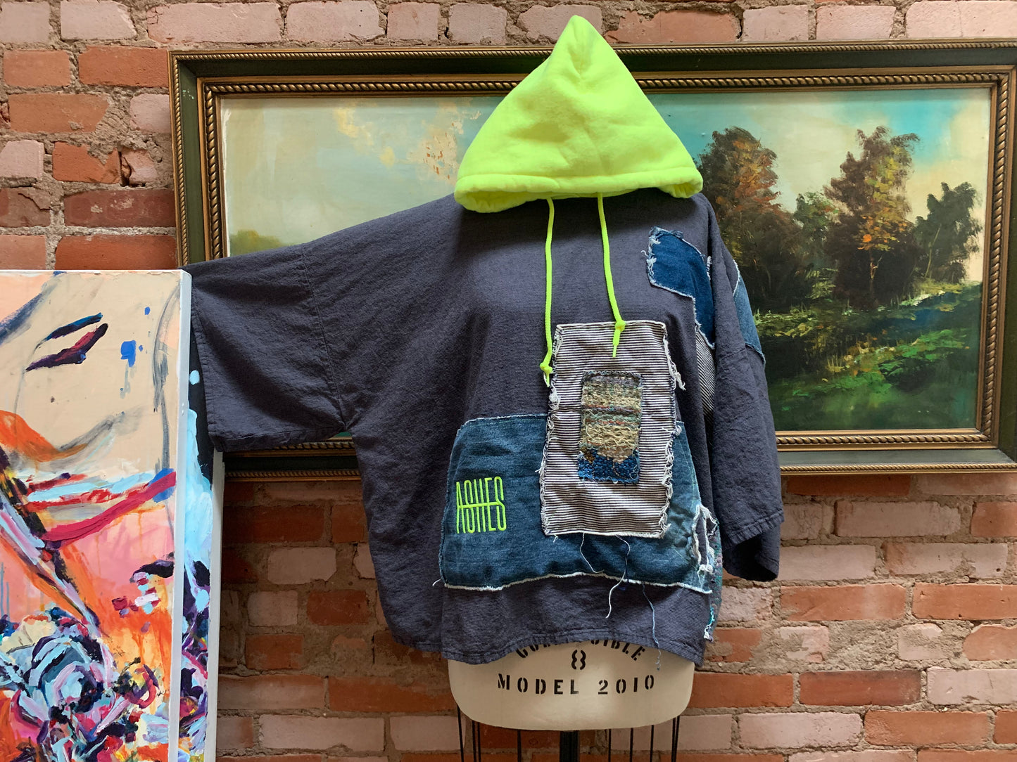 ACID DENIM & QUILT TOP RAW
