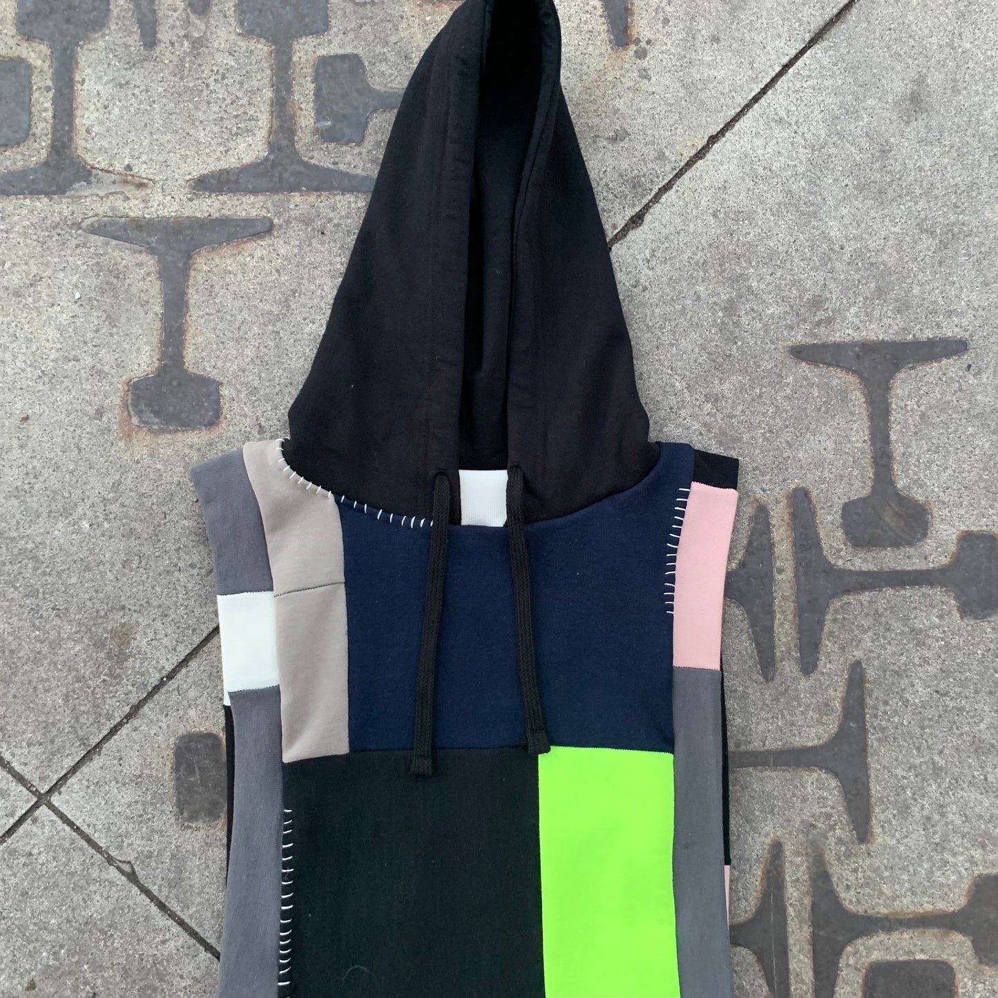 HOOD OVERLAY VEST - ONE OF A KIND