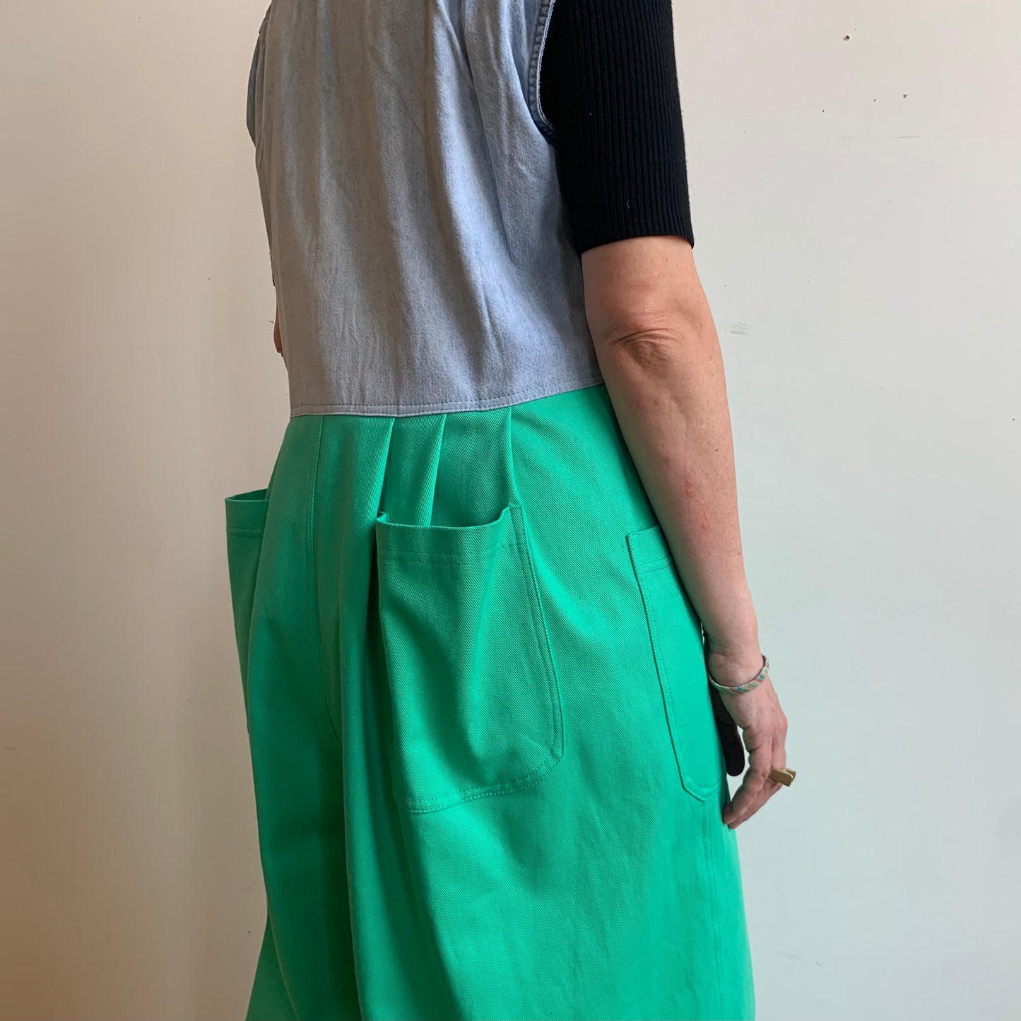 DENIM & MINT JUMPSUIT