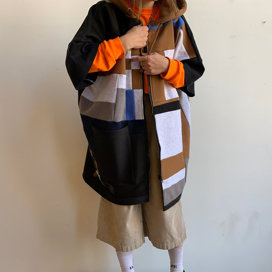 SQUARED AWAY - ZIP UP HOODIE - SHORT SLEEVE