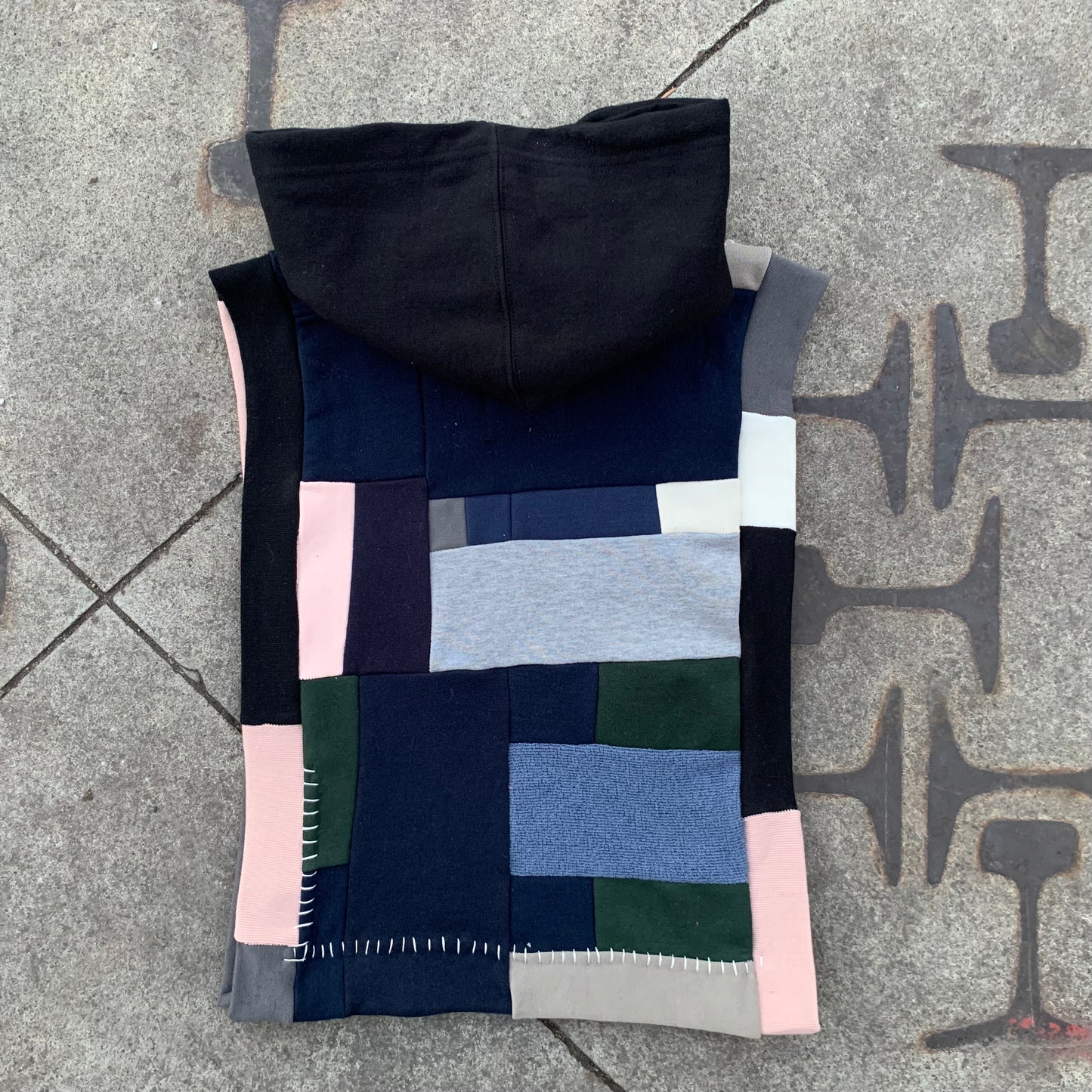HOOD OVERLAY VEST - ONE OF A KIND