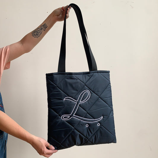 PUFFER TOTE - LOCAL SKATESHOP CLASSIC WHITE