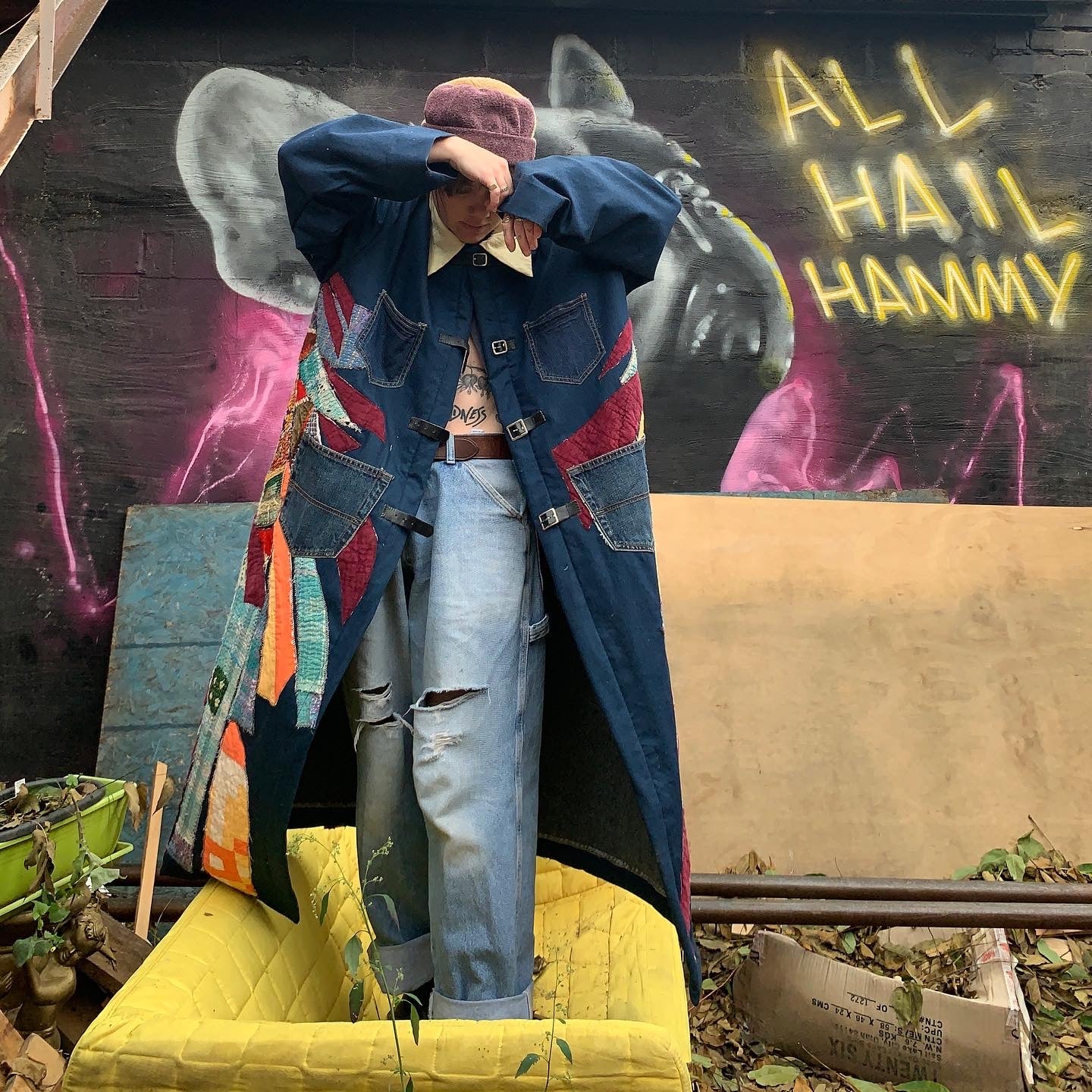 DIVINE FEMININE DENIM JACKET - ONE OF A KIND