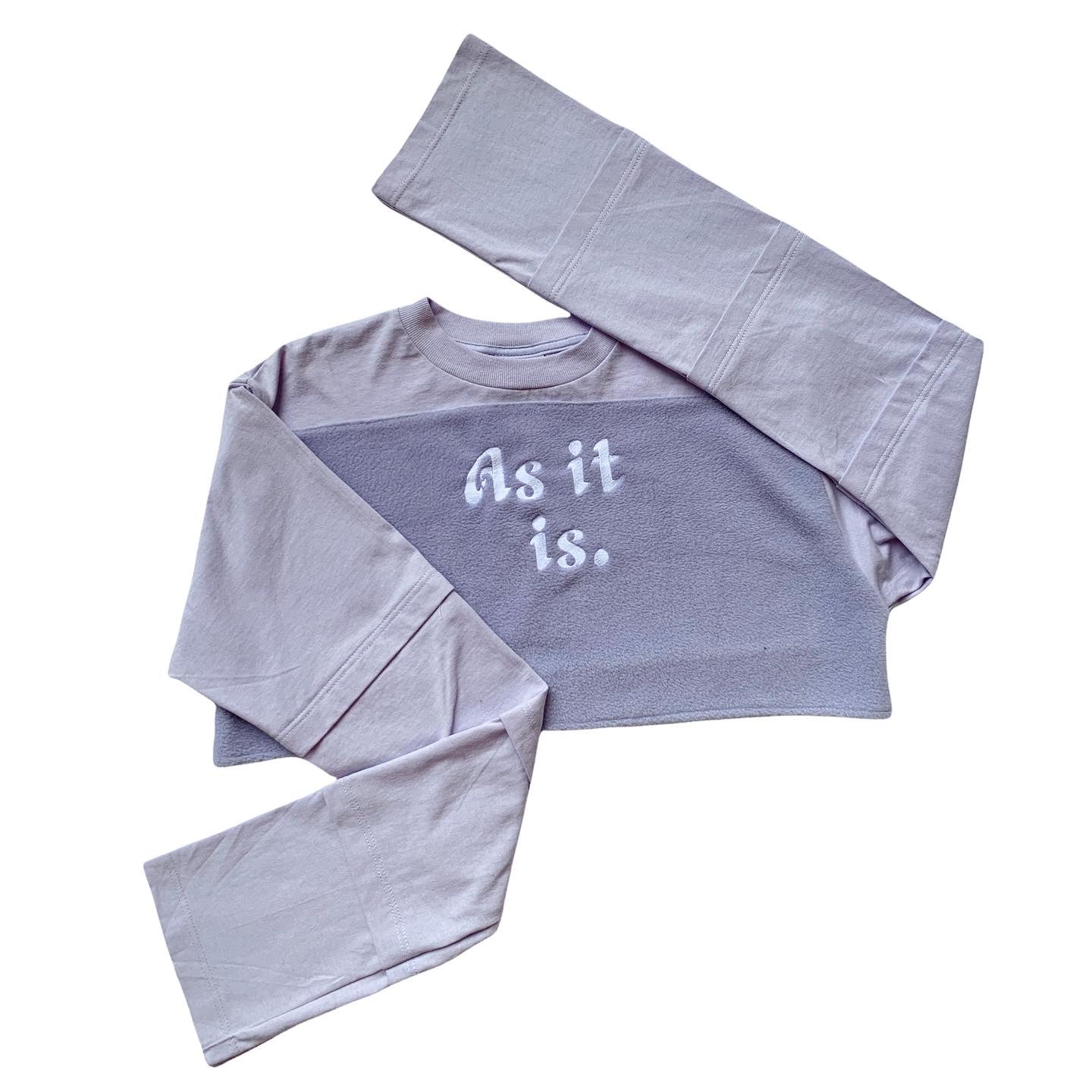AS IT IS / SLEEVES ON SLEEVES TOP - 1/1 - SZ S/M