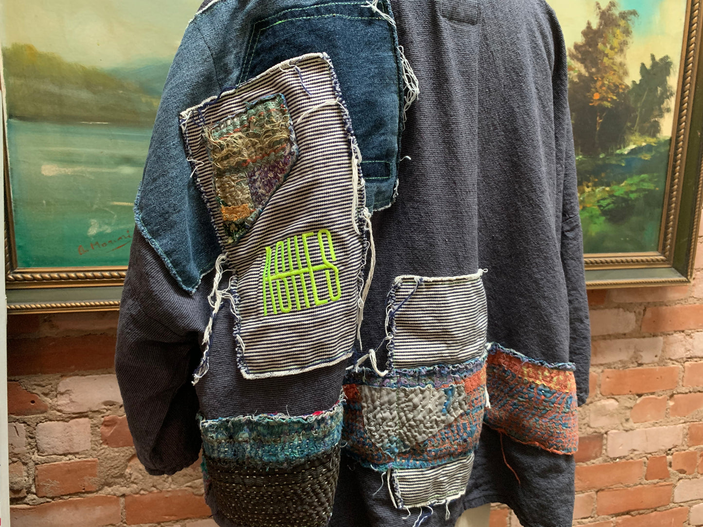 ACID DENIM & QUILT TOP RAW