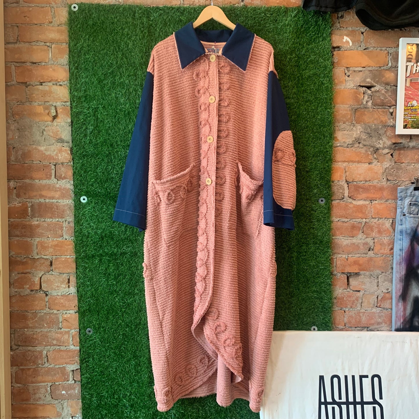 CHENILLE FULL LENGTH UTILITY JACKET