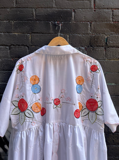 Summer Flowers , Cotton Over Dress