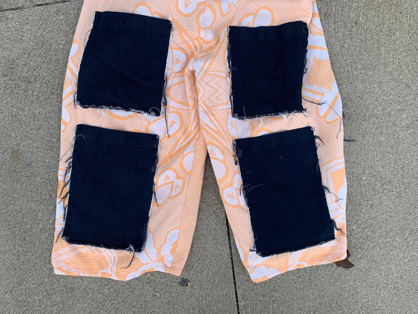 PEACHES & DENIM OVERALLS - FITS UP TO XL