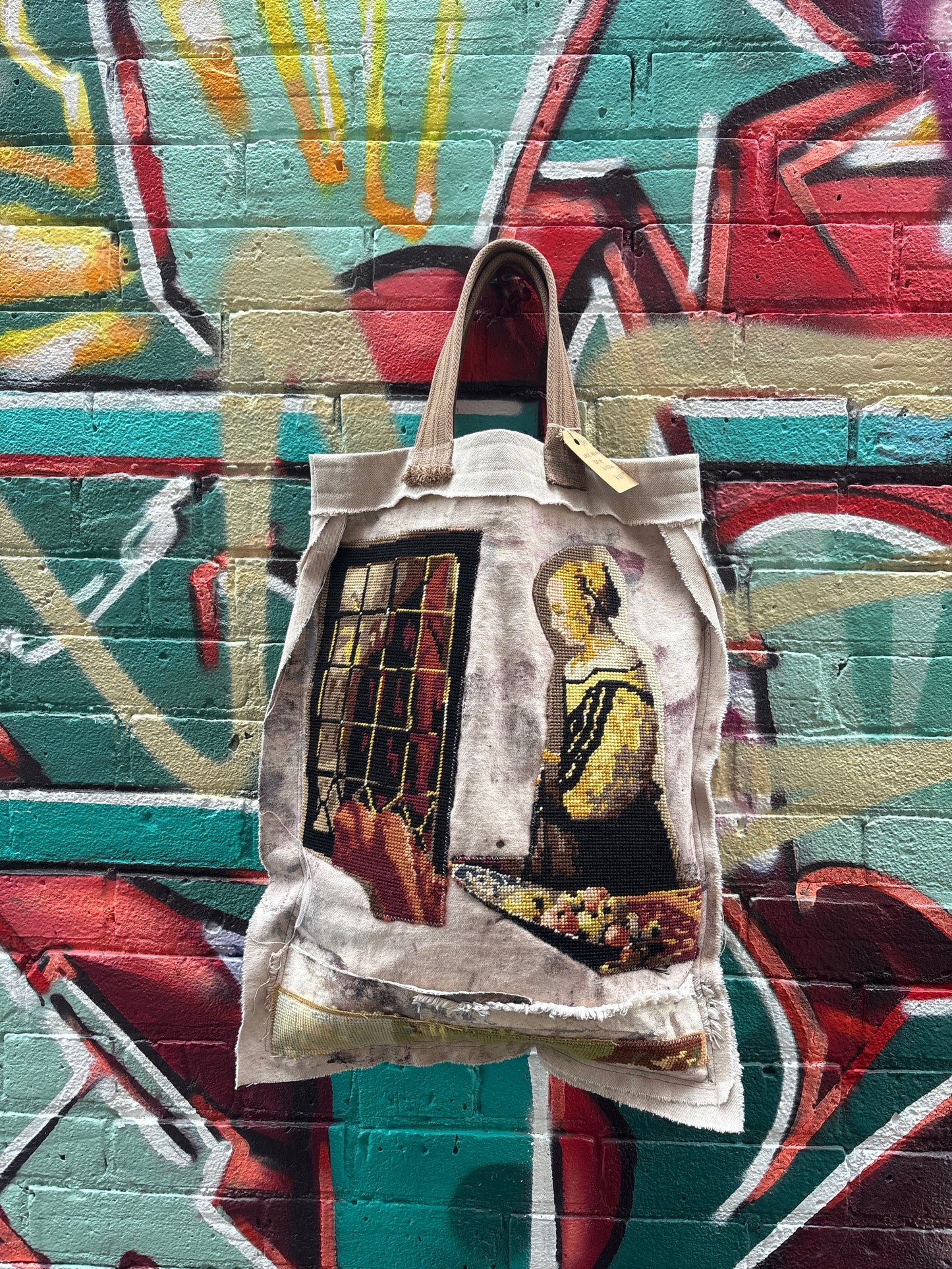 Lady Looking out of Window - Cotton Canvas