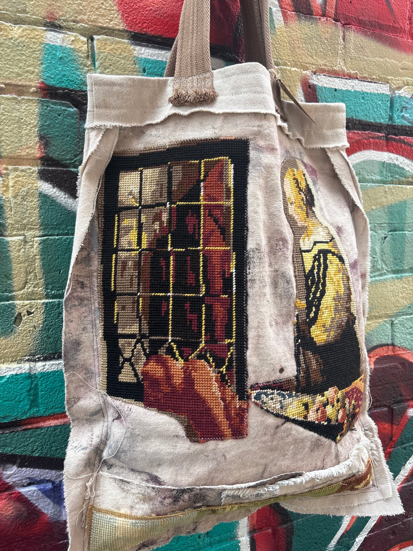 Lady Looking out of Window - Cotton Canvas