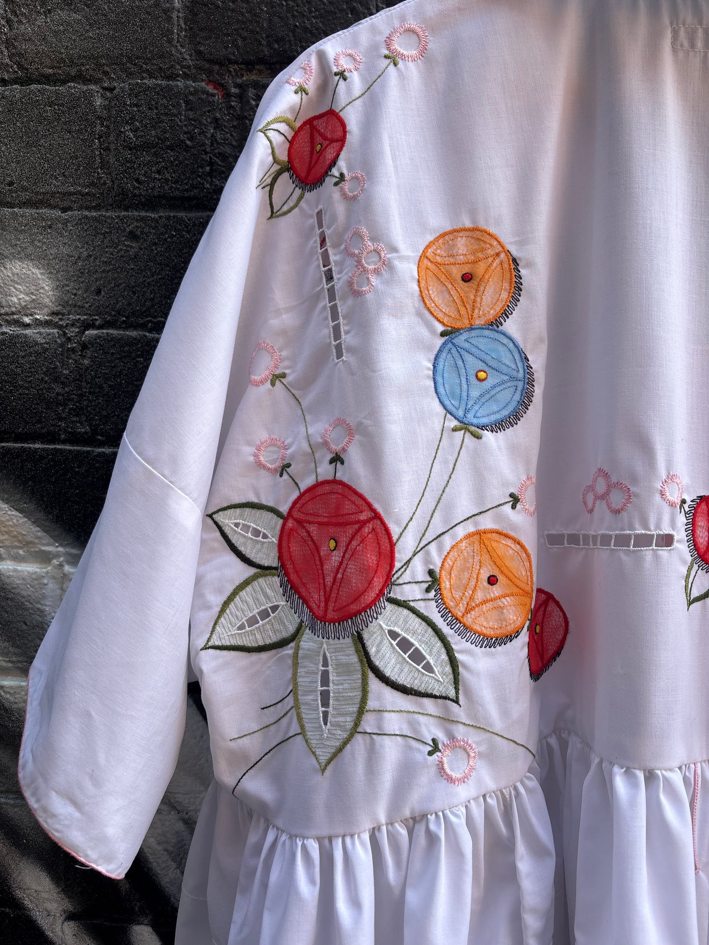 Summer Flowers , Cotton Over Dress