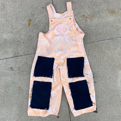 PEACHES & DENIM OVERALLS - FITS UP TO XL