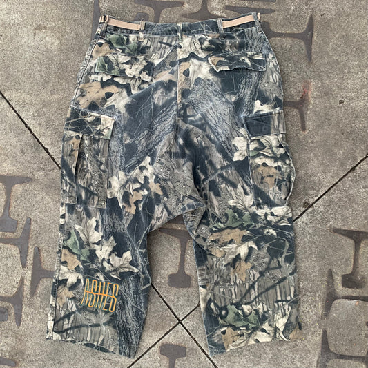 CAMO DROP CROTCH - ASHES VINTAGE REWORK- 36” WAIST
