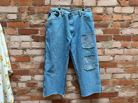 MODIFIED WRANGLER JEANS - 34”-37”