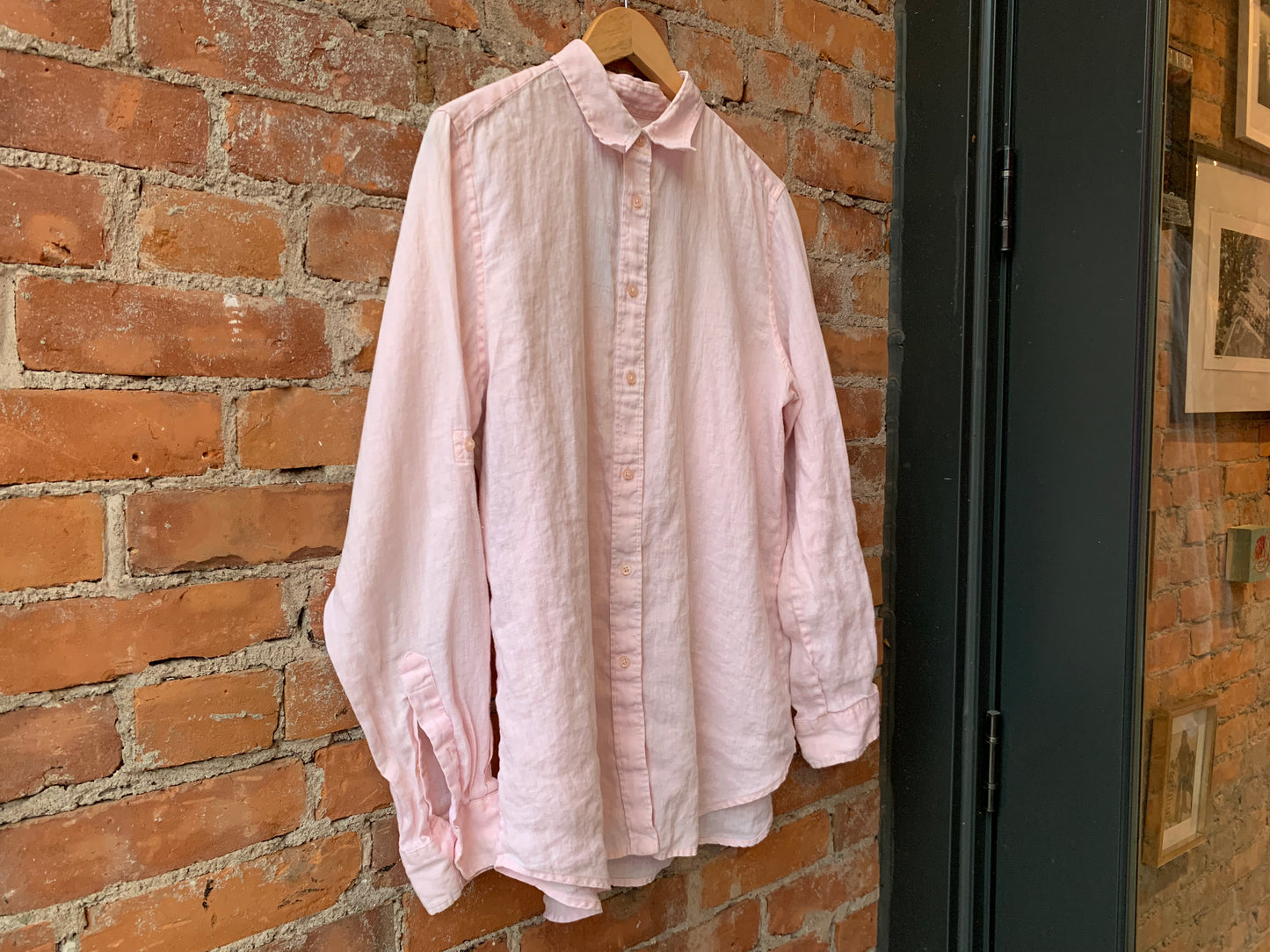 UPCYCLED RL BUTTON UP - M