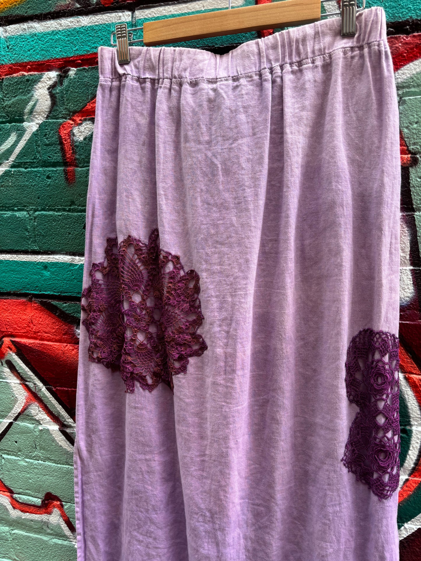 LINEN DOILY SKIRT