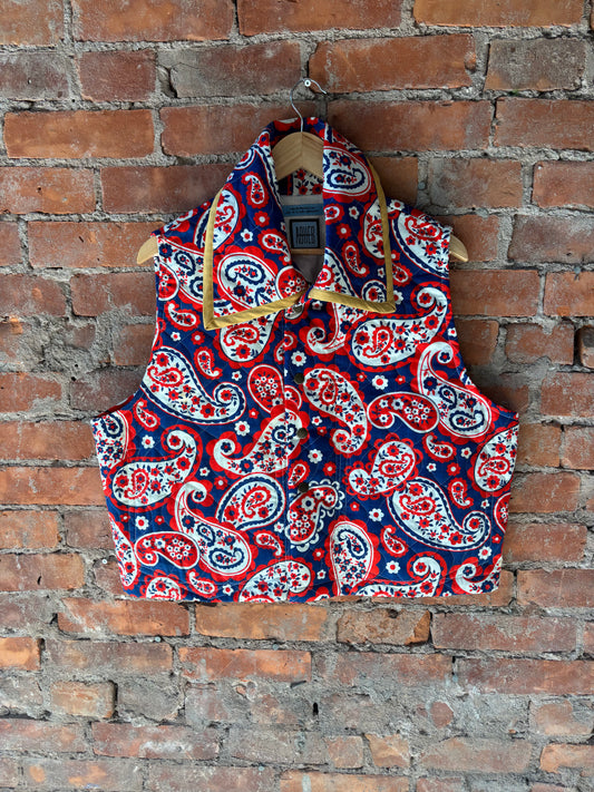 PAISLEY QUILTED VEST