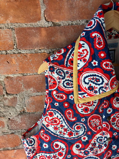 PAISLEY QUILTED VEST