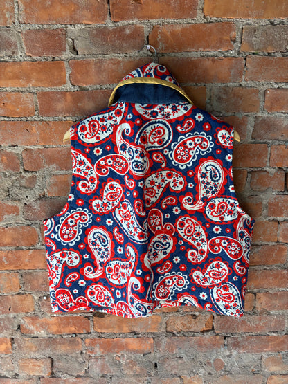 PAISLEY QUILTED VEST
