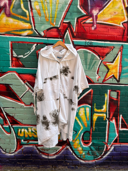 REWORKED COTTON MILITARY PONCHO