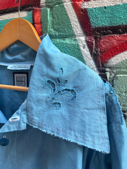 Blue Sky, Hand Dyed Soft Summer Jacket