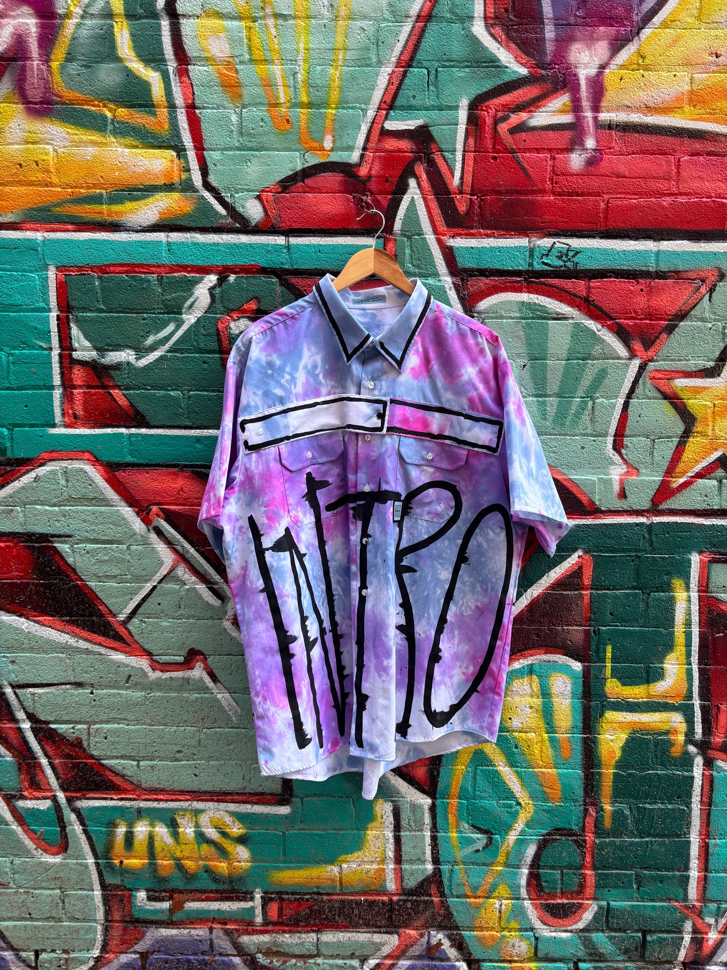 Intro-Version Tie Dyed Shirt , Fits up to 2XL