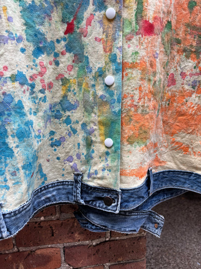 DROP CLOTH & DENIM JACKET