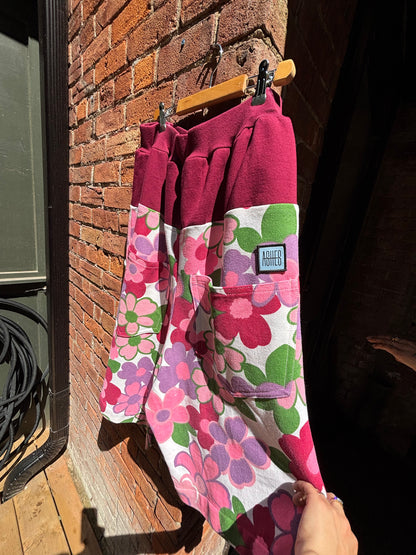 FLOWER POWER PANTS - 32” - 36” elastic WAIST