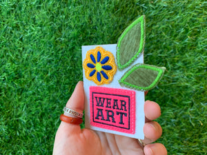 WEAR ART FLORAL - ASHES sew on