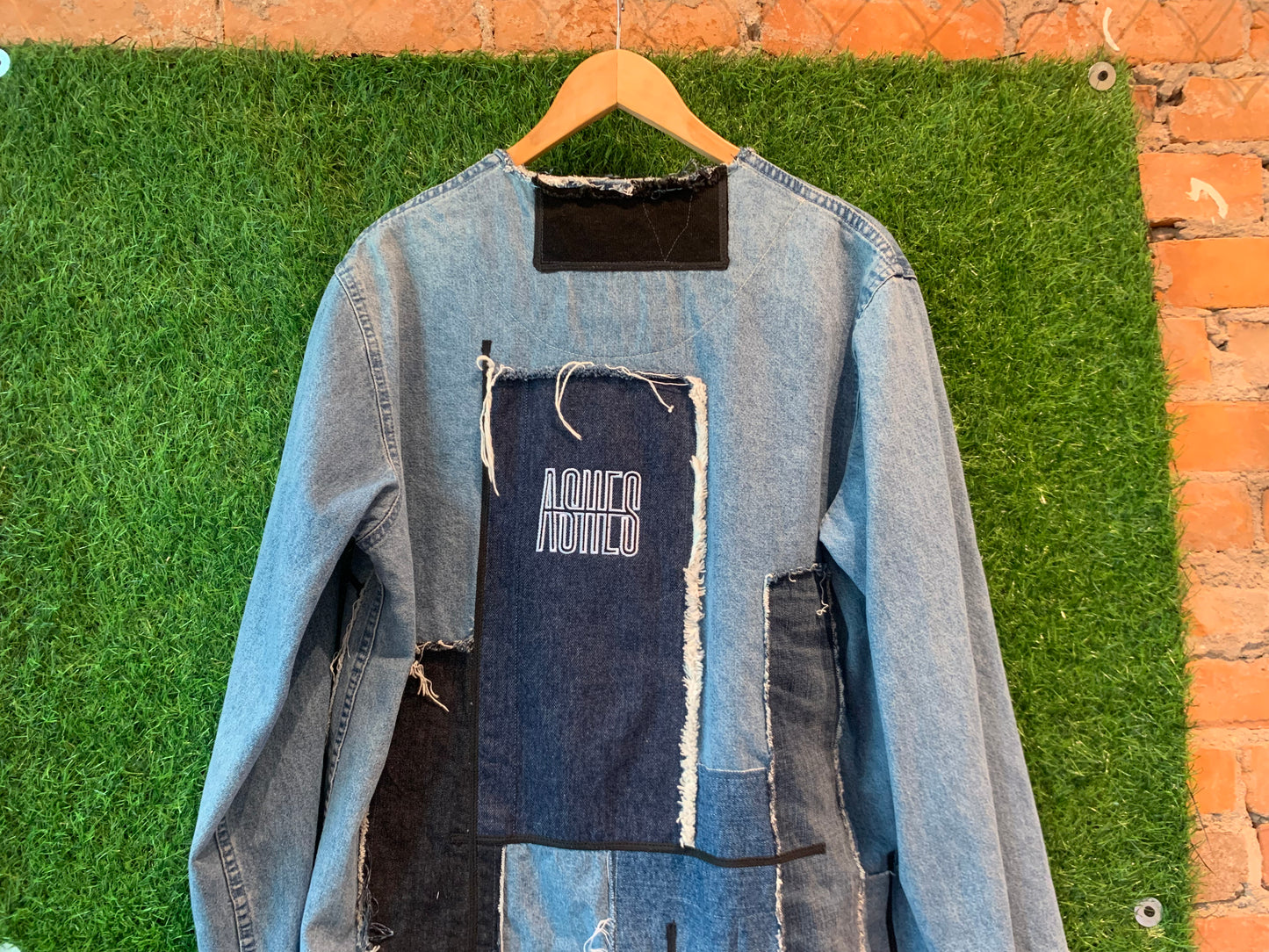 RAW DENIM MAXI JACKET - S/M