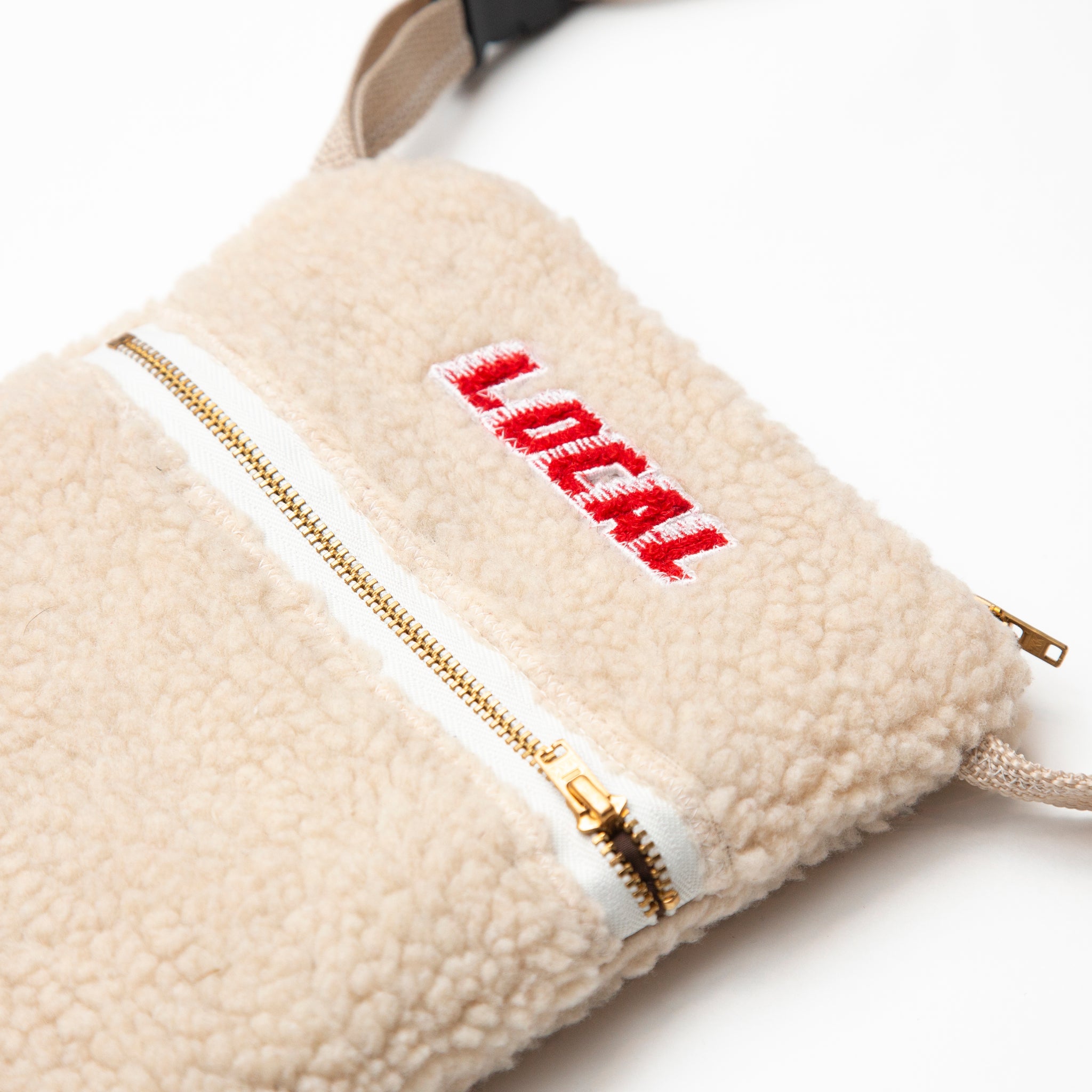 THE LOCAL - HEAVYWEIGHT SHERPA SIDE BAG, SPEED FONT.