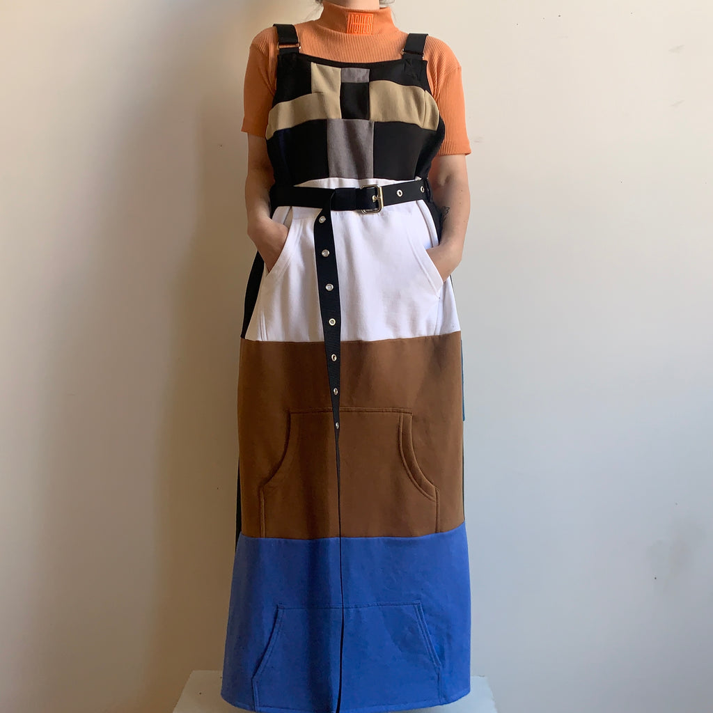 SQUARED AWAY - OVERALL DRESS - 1/1 - FITS UP TO L