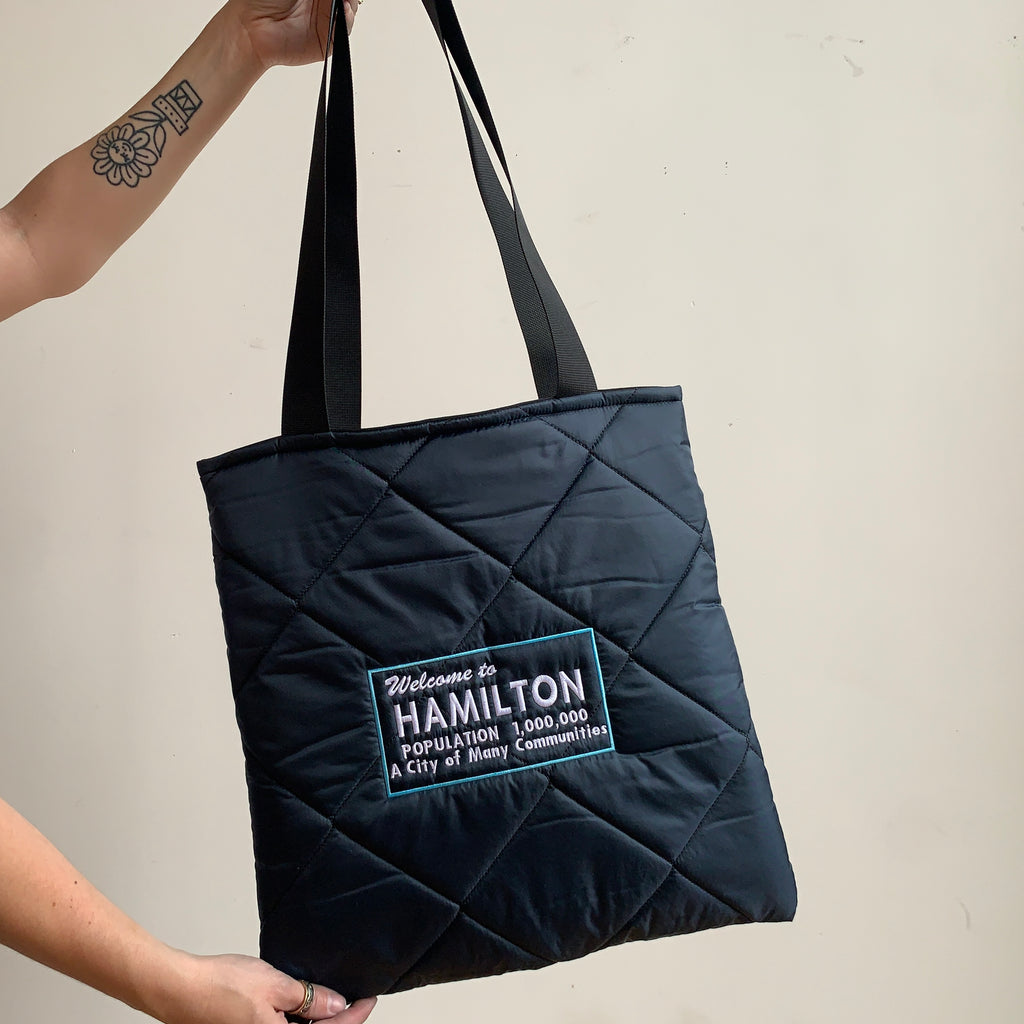 PUFFER TOTE - WELCOME TO HAMILTON