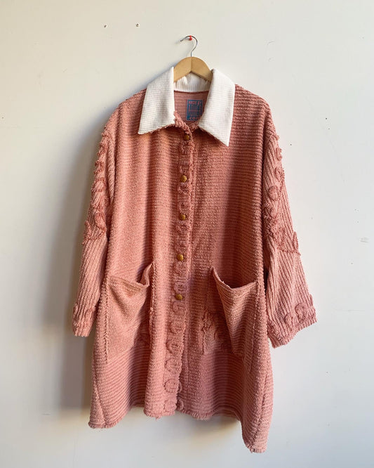 PASTEL CHENILLE UTILITY JACKET