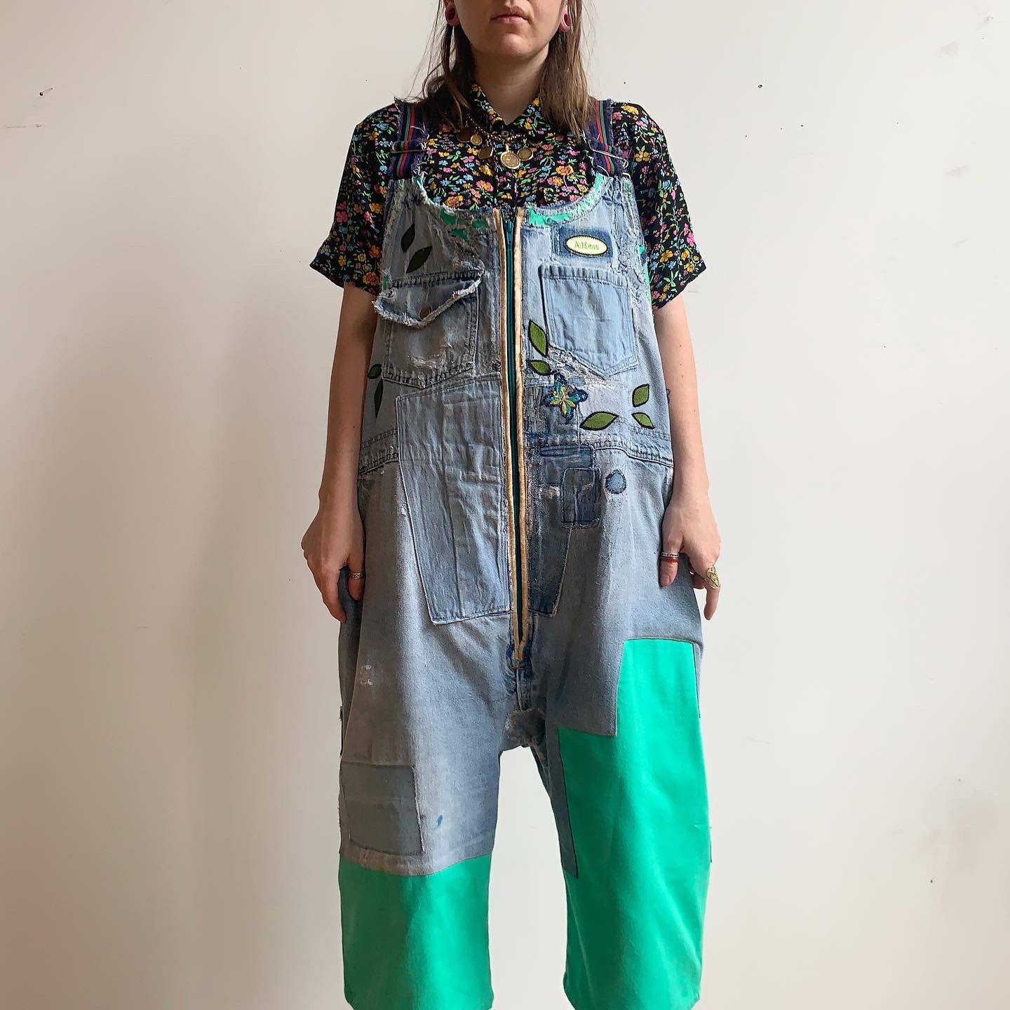 SIGHT FOR SORE EYES - 1/1 Denim Overall Upcycle