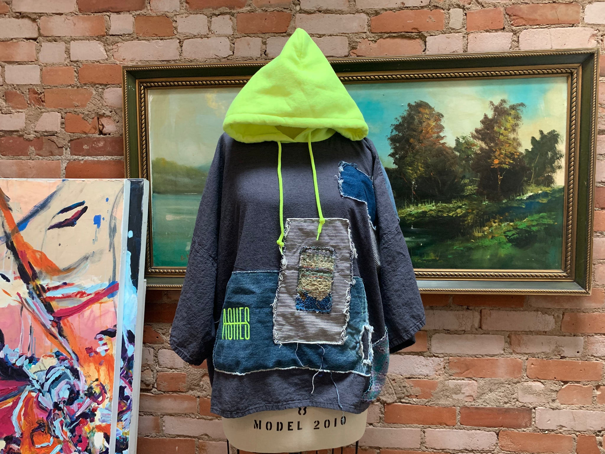 ACID DENIM & QUILT TOP RAW