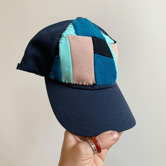 KNIT PATCHWORK HAT