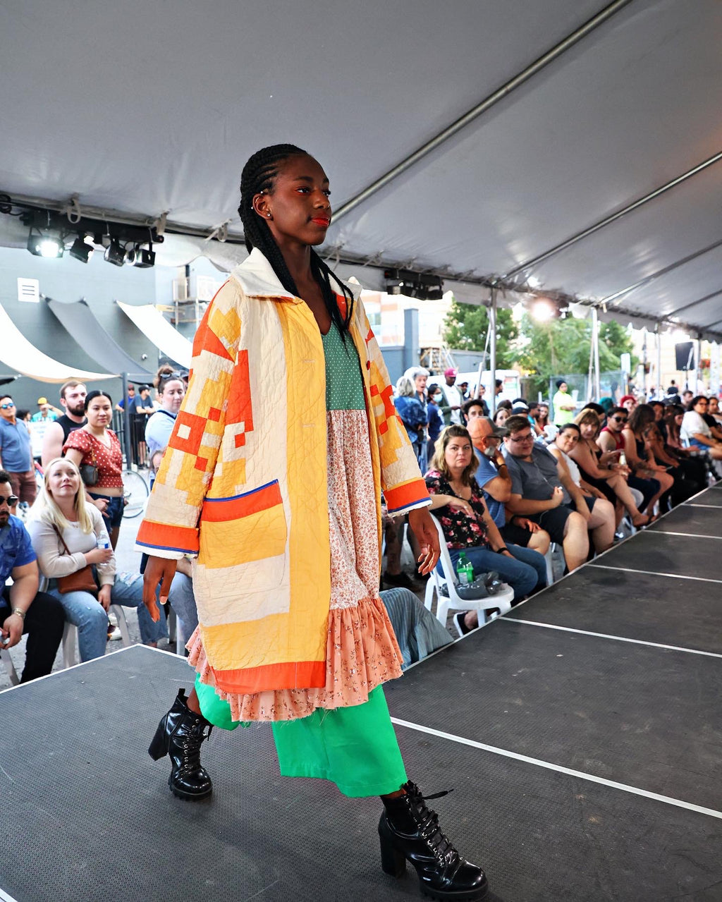 CITRUS QUILT COAT M/L