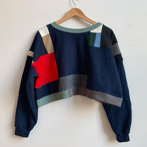 CROPPED SQUARED AWAY - CREW NECK - 1/1 - UP T L