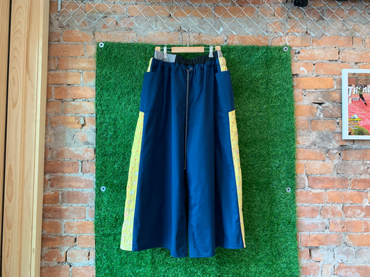 NAVY SUPER WIDE LEG PANTS